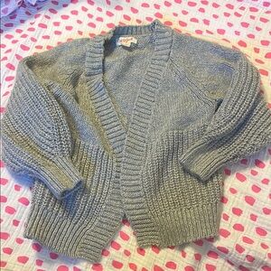 Cat & Jack toddler gray cardigan with sparkles 3T